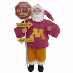 Promo ✨ Santa's Workshop 12" University Of Minnesota Gopher Country Santa by SantasWorkshop ⌛