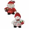 Best Pirce 👍 Santa's Workshop 10" Merry Claus & Snowman, Set Of 2 by SantasWorkshop 🤩