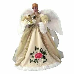 Budget 😍 Santa's Workshop 16" Cream Victorian Angel Tree Topper by SantasWorkshop 🔔