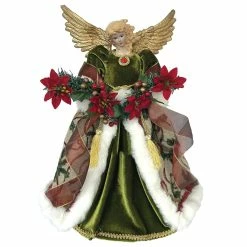 Best reviews of 😀 Santa's Workshop 16" Poinsettia Angel Tree Topper by SantasWorkshop 🌟