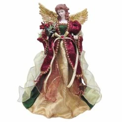 Cheap ✨ Santa's Workshop 16" Multicolor 🔔 Christmas Angel Tree Topper by SantasWorkshop 👍