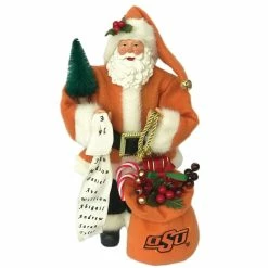 Brand new 🔥 Santa's Workshop 12" Oklahoma State Santa by SantasWorkshop 👍