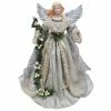 Coupon 🌟 Santa's Workshop 16" Silver & Gray Angel Tree Topper by SantasWorkshop 👍