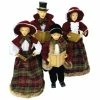 Flash Sale 🎁 Santa's Workshop Burgundy Plaid Carolers Set by SantasWorkshop 🌟