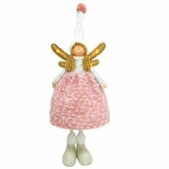 Coupon 🧨 Santa's Workshop 14" Standing Pink Whimsy Angel by SantasWorkshop 😉