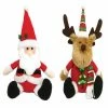 Promo 🎉 Santa's Workshop 8" 🎄 Christmas Santa & Reindeer Set by SantasWorkshop 🥰