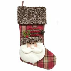 Top 10 💯 Santa's Workshop 19" Plaid Santa Pal Stocking by SantasWorkshop 💯