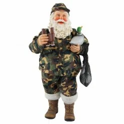 Flash Sale ✨ Santa's Workshop 10" Duck Hunter Santa Figurine by SantasWorkshop ⭐