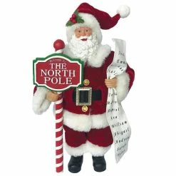 Cheapest 🤩 Santa's Workshop 12" North Pole Claus Figurine by SantasWorkshop 👍