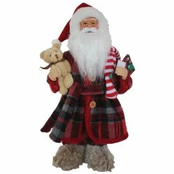 Outlet 🎉 Santa's Workshop 12" Pajama Santa Figurine by SantasWorkshop 🔔
