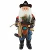 Best Sale 👍 Santa's Workshop 15" Cowboy with Boot Santa Figurine by SantasWorkshop ⭐