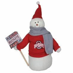 Discount ✨ Santa's Workshop 12'' Ohio State Snowman Fan Figurine by SantasWorkshop ✨