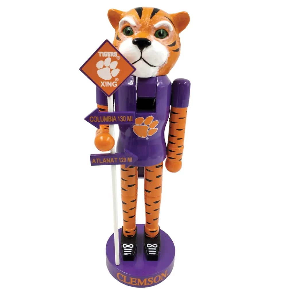 Cheapest ๐ Santa's Workshop 12'' NCAA Clemson Tigers Rivalry Nutcracker by SantasWorkshop ๐ฅ