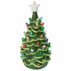 Wholesale 🧨 Santa's Workshop 14" Green Ceramic Tree by SantasWorkshop 💯