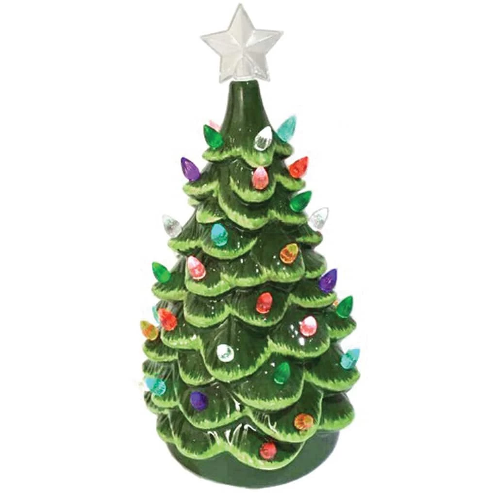 Wholesale ๐งจ Santa's Workshop 14" Green Ceramic Tree by SantasWorkshop ๐ฏ