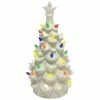 Flash Sale 🎁 Santa's Workshop 14" LED White Ceramic Tree by SantasWorkshop ✔️