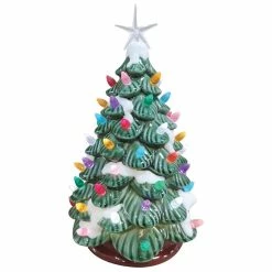Flash Sale 🔔 Santa's Workshop 13" Lighted Snow Covered Ceramic Tree by SantasWorkshop 🎁