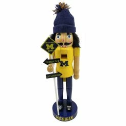 Discount 👏 Santa's Workshop 12" NCAA Michigan Wolverines Rivalry Nutcracker by SantasWorkshop 🎉
