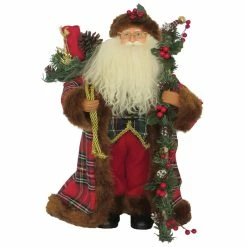 Coupon 👍 Santa's Workshop 15" ❄ Christmas Plaid Santa by SantasWorkshop 😉