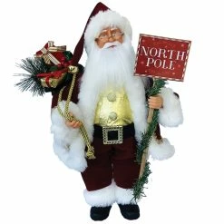 New 🥰 Santa's Workshop 15" North Pole Claus with Gifts by SantasWorkshop 💯