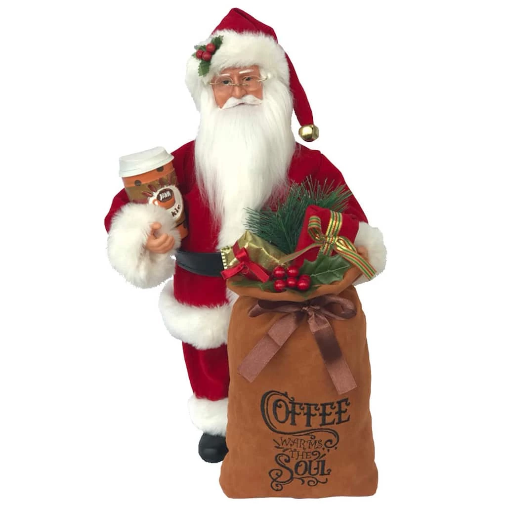 Hot Sale ๐ Santa's Workshop 15" Coffee Claus by SantasWorkshop ๐คฉ