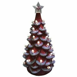 Coupon 🤩 Santa's Workshop 14" NCAA College Team Ceramic LED 🎅 Christmas Tree by SantasWorkshop ✨