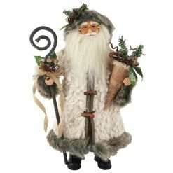 Discount ✔️ Santa's Workshop 16" Gathering Woodsman Santa Figure by SantasWorkshop 😉