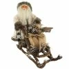 Budget 👍 Santa's Workshop 19" Woodsman Santa on Mushing Sled Figure by SantasWorkshop 😍