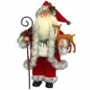 Discount 🧨 Santa's Workshop 16" Santa Claus & Reindeer Figure by SantasWorkshop ✔️
