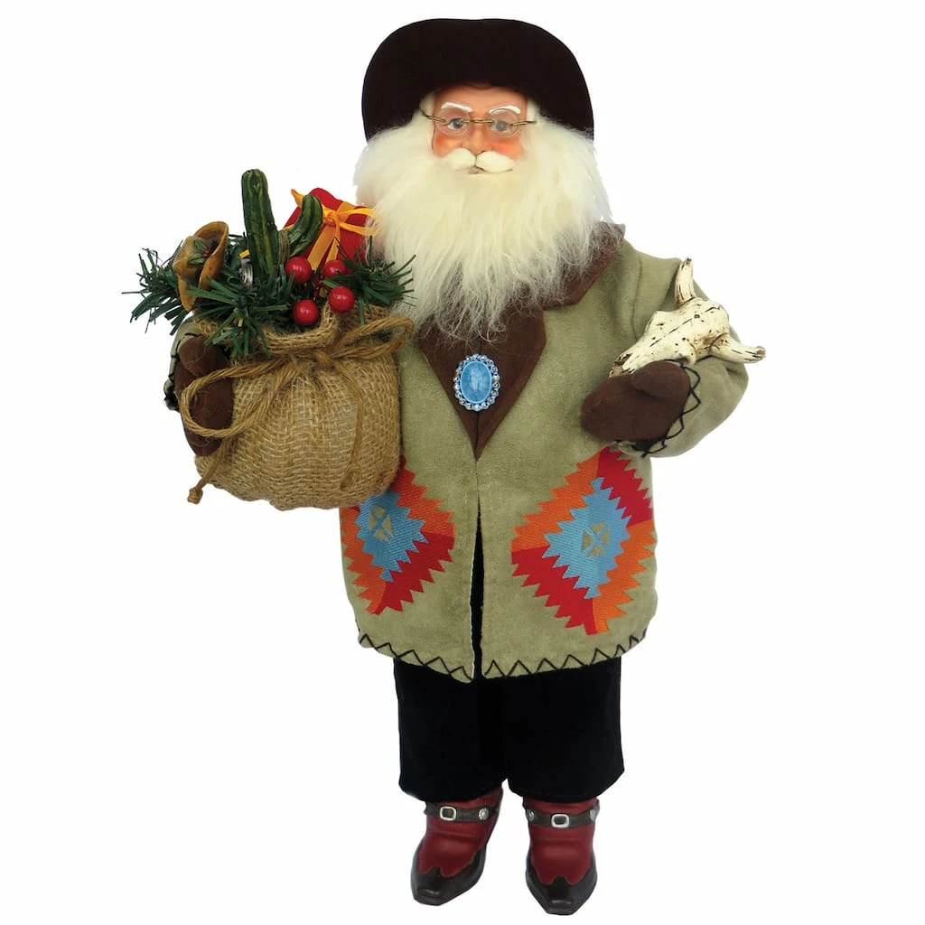 Best deal ๐ Santa's Workshop 18" Southwestern Santa Figure by SantasWorkshop ๐ฏ