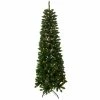Buy 👍 6.5ft. Pre-Lit PVC Slim Artificial Tree by SantasWorkshop 😀