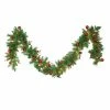 Best Pirce 😍 Santa's Workshop 9ft. Pre-Lit Berry & Red Balls Garland by SantasWorkshop 😍