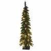 Wholesale ❤️ 5ft. Pre-Lit Artificial Pencil ❄ Christmas Tree, Clear Lights by SantasWorkshop 👏