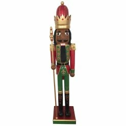 Promo 🔥 Santa's Workshop 60" Bejeweled King Nutcracker by SantasWorkshop ⭐