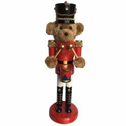 Hot Sale 🤩 Santa's Workshop 14" Teddy Bear Drummer Nutcracker by SantasWorkshop ⭐