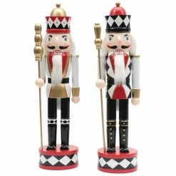 Hot Sale 🤩 Santa's Workshop 15" Harlequin Nutcracker, 2ct. by SantasWorkshop 🔥