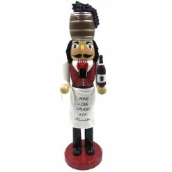 Budget 💯 Santa's Workshop 15" Wine Steward Nutcracker by SantasWorkshop ⭐