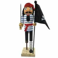Deals 🎁 Santa's Workshop 13" Peg Leg Pirate with Flag Nutcracker by SantasWorkshop 👍