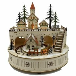 Buy 🔥 Santa's Workshop 10.5" LED Musical Train Under Town by SantasWorkshop 🎁