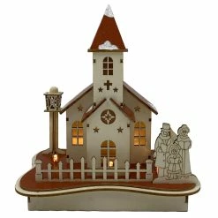 Coupon 🥰 Santa's Workshop 9" LED Church & Carolers by SantasWorkshop 🔔