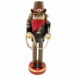 Deals 👍 Santa's Workshop 12" Lassoing Cowboy Nutcracker by SantasWorkshop ✨