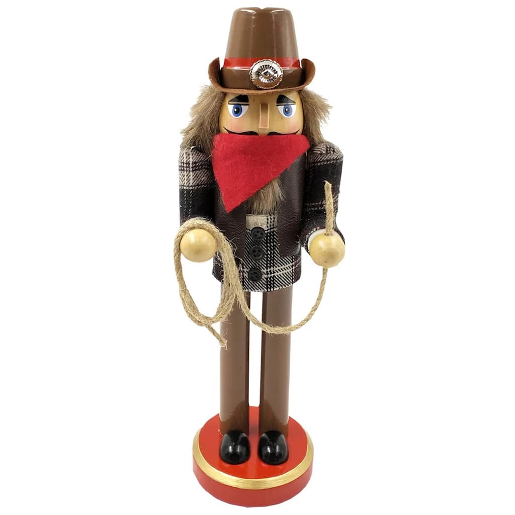 Deals ๐ Santa's Workshop 12" Lassoing Cowboy Nutcracker by SantasWorkshop โจ