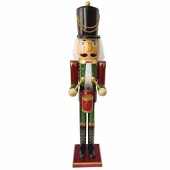 Discount 🎁 Santa's Workshop 36" Drummer Nutcracker by SantasWorkshop 👍