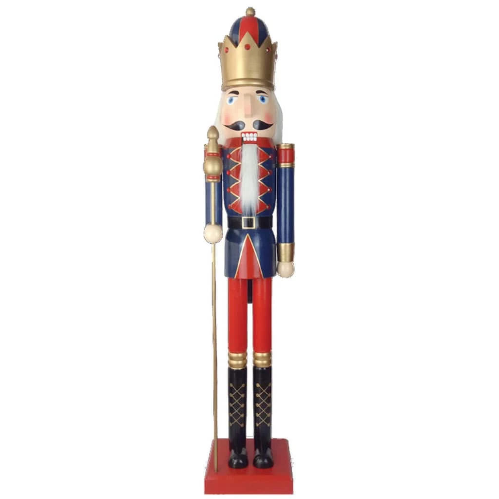 Brand new ๐ Santa's Workshop 48" King Nutcracker by SantasWorkshop ๐