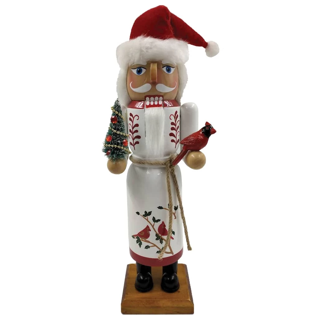 Promo π Santa's Workshop 14" Cardinal Claus Nutcracker by SantasWorkshop π