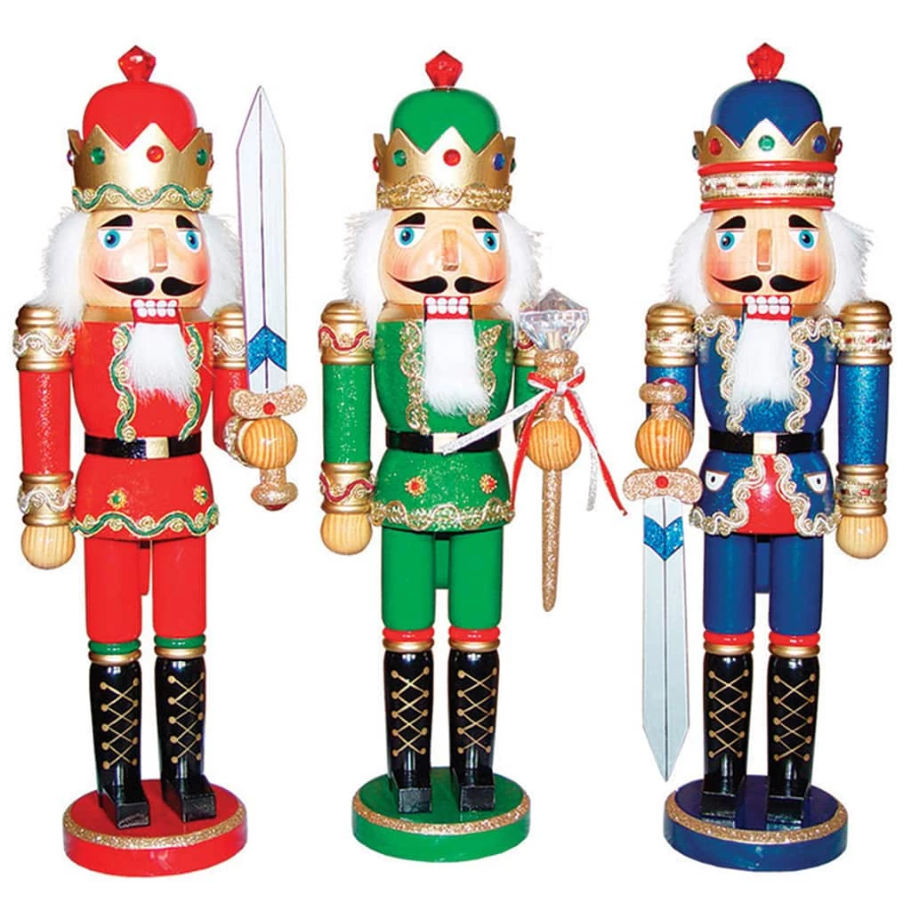 Best Pirce ๐ Santa's Workshop 15" Bejeweled Kings Nutcracker Set by SantasWorkshop ๐คฉ