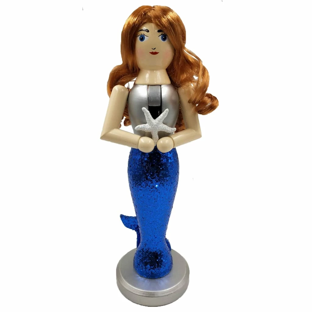 Budget π Santa's Workshop 13.5" Mermaid Nutcracker by SantasWorkshop π₯°