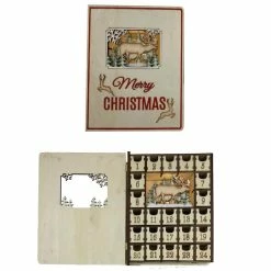 Coupon 🎉 Santa's Workshop 9" Merry 🎅 Christmas Advent Book by SantasWorkshop 🔥