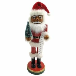 Deals ⌛ Santa's Workshop 14" Santa With Tree & List Nutcracker by SantasWorkshop 🎁