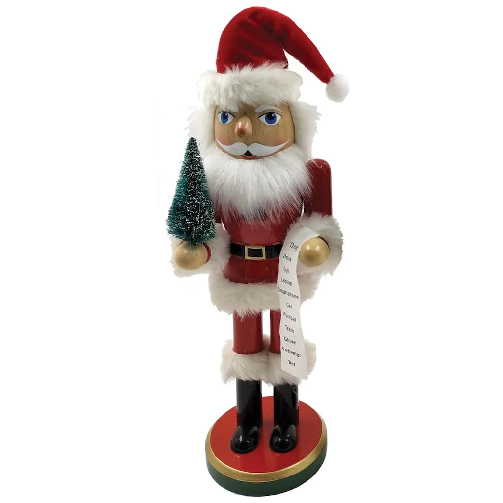 Top 10 ๐ฅฐ Santa's Workshop 14" Santa With Tree & List Nutcracker by SantasWorkshop โค๏ธ